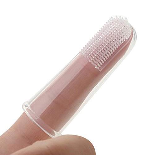 YCNK 4pcs Soft Pet Finger Toothbrush Dog Cleaner Pet Tooth Dental Care - Image 3