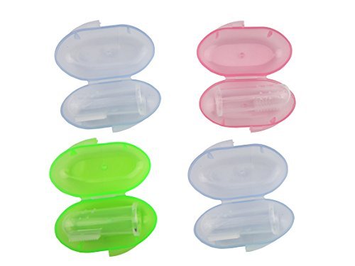 YCNK 4pcs Soft Pet Finger Toothbrush Dog Cleaner Pet Tooth Dental Care - Image 5