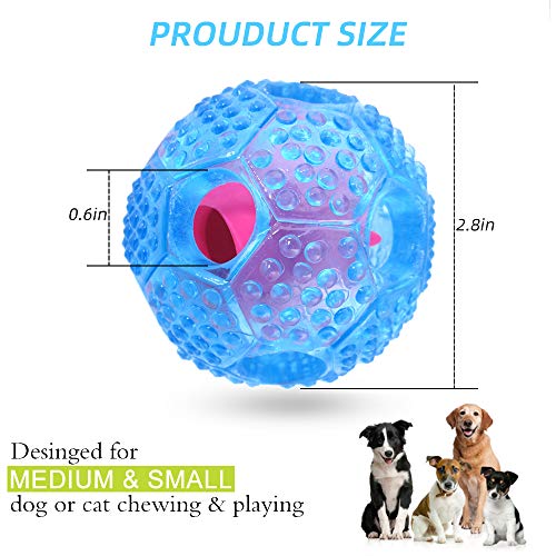 laamei Dog Toy Ball,Dog Food Ball, Pet IQ Treat Ball Interactive Food Dispensing Chew Toys Rubber Bite Resistant Dog Tooth Cleaning Toy Ball For Small Medium Large Dogs - Image 6