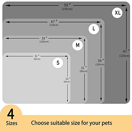 softan Dog Blanket | Fluffy Pet Blanket for Small Medium Large Dog | Washable Puppy Blanket | Soft and Warm Flannel Fleece Throw | 60×80cm, Black - Image 8