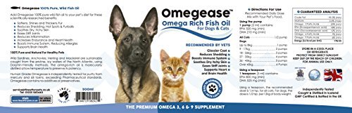 100% Pure Omega 3, 6 & 9 Fish Oil for Dogs and Cats - Best For Skin, Coat, Joint, Heart & Brain Health. Soothes Itches. From Wild Caught Fish - Better Source of DHA & EPA Than Farmed Scottish Salmon Oil. - Image 7