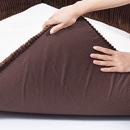 AcornPets B-1203 Extra Large Deluxe Coffee Brown Memory Foam Orthopaedic Dog Sofa Mattress Bed Fleece 110 x 95 CM For Large Dogs, Premium Corduroy and Smooth Velveteen Fabric, Detachable and Washable - Image 10