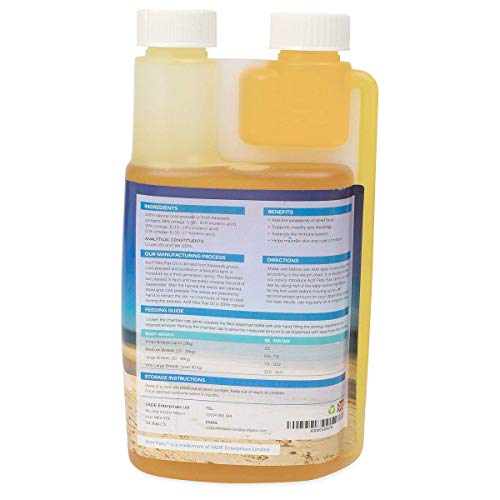 Actif Pets Natural Flaxseed Oil for Dogs - Rich in Omega 3, 6 & 9 for Flaky, Itchy Skin/Coat and Stiff Joints - Image 3