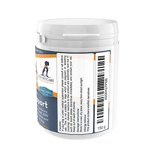 Advanced Joint Support Supplement Powder For Cats & Dogs, With Powerful Glucosamine, Chondroitin, Green Lipped Mussel, MSM, Curcumin & Hyaluronic Acid, Human Grade Ingredients, UK Manufactured - Image 4
