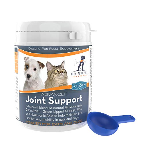 Advanced Joint Support Supplement Powder For Cats & Dogs, With Powerful Glucosamine, Chondroitin, Green Lipped Mussel, MSM, Curcumin & Hyaluronic Acid, Human Grade Ingredients, UK Manufactured - Image 6