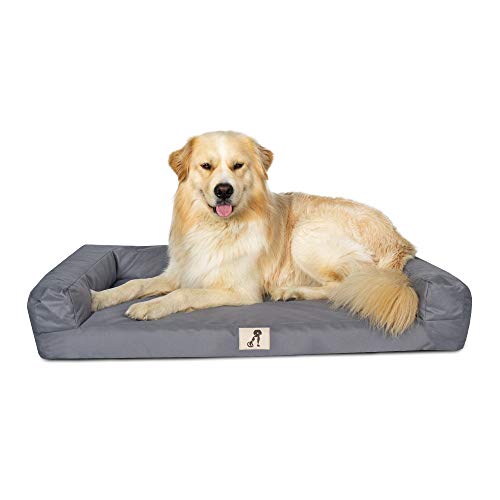All Pet Solutions Dexter Orthopaedic Memory Foam Supportive Mattress Waterproof Washable Durable Oxford Cover Dog Bed, Large, 101 x 65 x 18 cm - Image 5