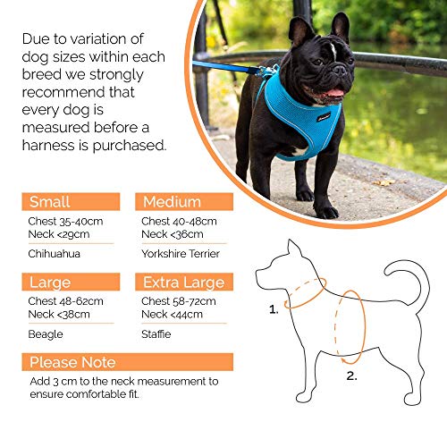 AllPetSolutions Dog Puppy Harness Soft Adjustable Reflective Comfortable Vest - Image 3