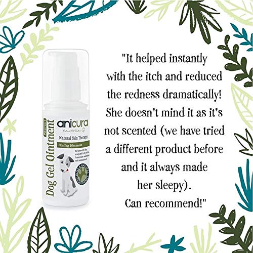 Anicura Natural Dog Gel Ointment for dry & itchy skin, hot spots, eczema & skin allergies - Image 4