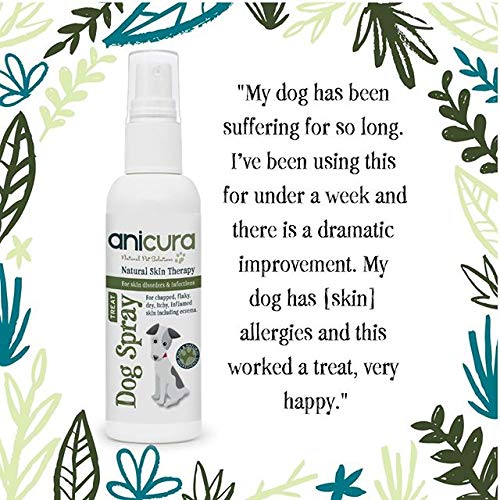 Anicura Natural Dog Spray for dry & itchy skin, eczema, dermatitis & skin allergies - Image 4