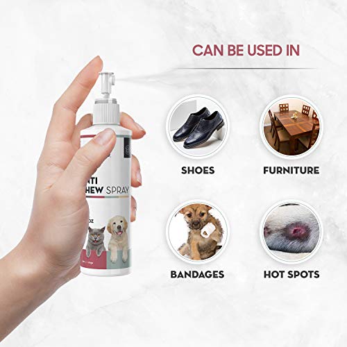 Anti Chew Spray Bottle - 236ml - Stop Chewing Pet Corrector Spray For Dogs & Cats, Stain Free Spray - Image 5