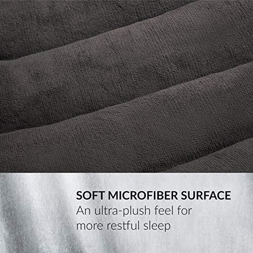 Bedsure Plush Dog Bed Extra Large- Machine Washable Pet Bolster Bed for Large Dogs Up to 45 KG, Brown, 110x76x18cm - Image 9