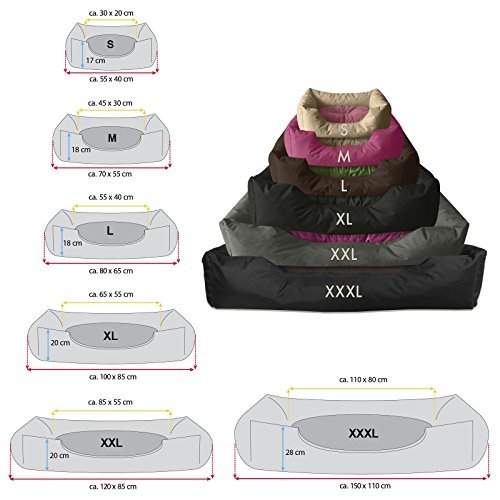 BedDog® MIMI Bed for a dog S till XXXL, 26 colours to choose, warm cushion, pillow, sofa, basket for a dog - Image 4