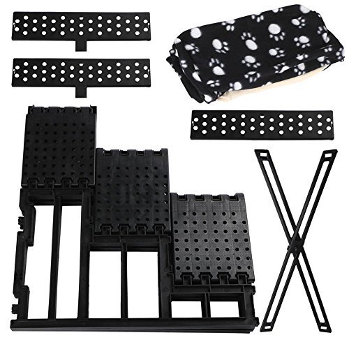 Beyondfashion Portable 3 Steps Dog Cat Ladder Pet Soft Stairs Ramp w/Washable Cover - Image 7
