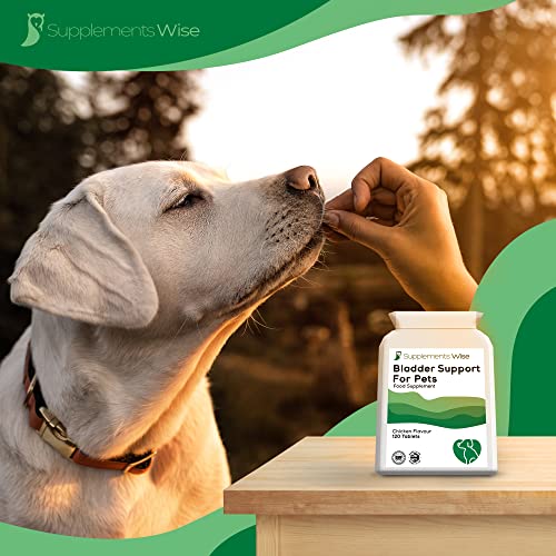 Bladder Support For Dogs and Cats - UTI Treatment - Urinary Tract Infection and Cystitis Relief - D-Mannose and Cranberry Tablets for Dogs -UTI Treatment for Cats - 120 Chicken Flavour Tablets - Image 5
