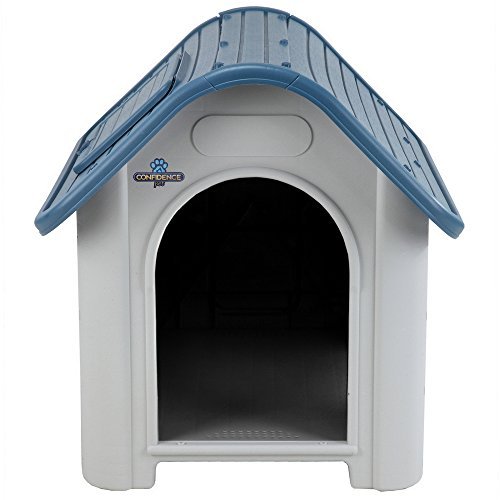 Confidence Pet Weatherproof Tough Large Plastic Dog/Puppy Kennel with Vents - Image 3