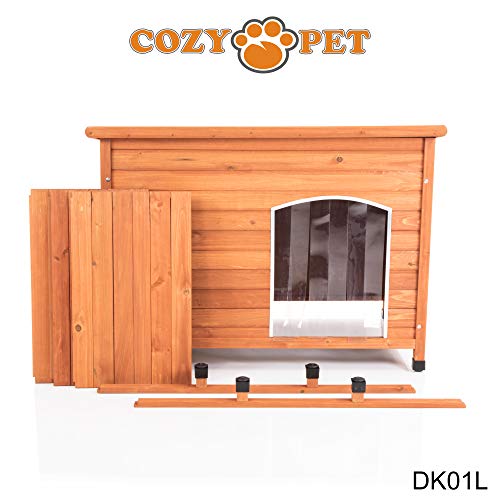 Cozy Pet Insulated Wooden Dog Kennels 4 Sizes With Removable Floor For Easy Cleaning Dog House Dog Kennels Dog Houses - Image 4