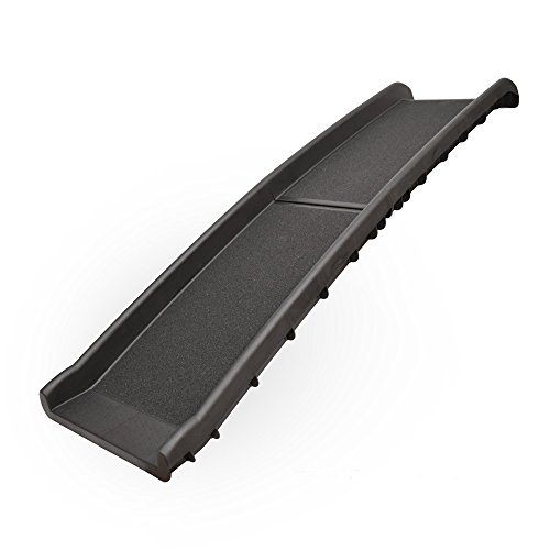 Dog Pet Ramp Folding Strong Holds Up To 90KG With Non Slip Surface Black Bi Folding - Image 3