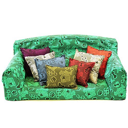 Dog Tired Purple – Pet Sofa. Trendy 3 sizes Dog bed. Modern cover material. Made in UK - Image 5