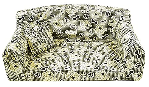 Dog Tired White – Pet Sofa. Trendy 3 sizes Dog bed. Modern cover material. Made in UK - Image 2