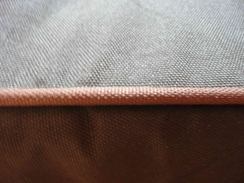 Ellie-Bo Water Resistant Crate/Cage Mattress Dog Bed with Oxford Weave Cover Memory Foam Filler Fit 24-Inch Small in Black with Brown Piping - Image 3