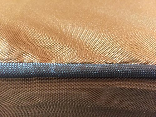 Ellie-Bo Dog Beds Soft and Washable Dog Crate Mattress Water Resistant Oxford Weave Cover Orthopaedic Memory Foam Filler Fit 24 Inch Cage Size S 56 x 41 x 6cm Dog Bed in Brown with Black Piping - Image 3