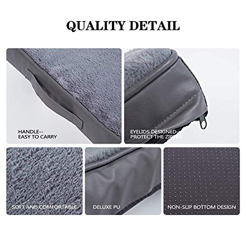 FRISTONE Dog Bed Large,Washable Orthopedic Form Dog Bed with Removable Cover,Dog Crate Mattress Bed for Medium and Large Dogs,XXXL,Grey - Image 5