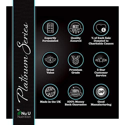 Glucosamine and Chondroitin Complex - 90 High Strength Glucosamine Sulphate Capsules - Joint Care Supplements for Men & Women - Nu U Nutrition - Image 4