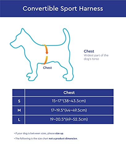 Gooby Convertible Dog Harness - Hybrid Step-in & Head-in Dog Harnesses for Small Dogs - Perfect on The Go Neoprene Dog Harness for Medium Dogs No Pull and Small Dog Harness for Indoor and Outdoor Use - Image 3