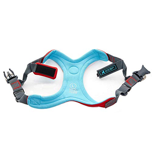 Gooby Convertible Dog Harness - Hybrid Step-in & Head-in Dog Harnesses for Small Dogs - Perfect on The Go Neoprene Dog Harness for Medium Dogs No Pull and Small Dog Harness for Indoor and Outdoor Use - Image 9