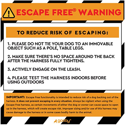 Gooby Escape Free Memory Foam Harness - Purple, Medium - No Pull Step-in Small Dog Harness with Four Point Adjustment - Perfect on The Go Dog Harness for Medium Dogs No Pull and Small Dogs - Image 6