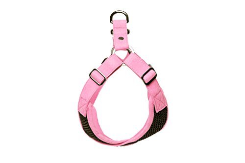 Gooby X Harness, Small Dog Choke Free Step-In Harness with Synthetic Lambskin Soft Strap - Image 6
