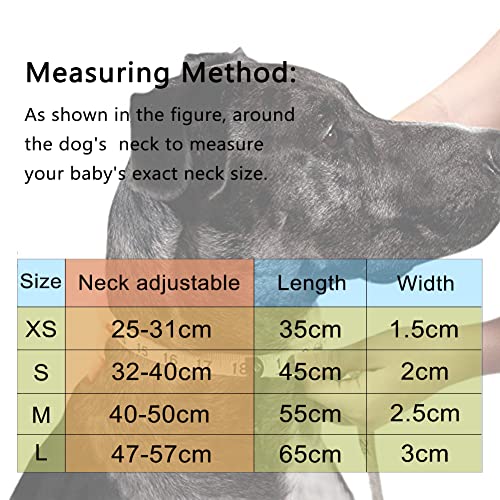 Grand Line Leather Dog Collar, Wider and Thicker Durable Dog Collar with Soft Padded, Adjustable Pet Dog Collar for Small Medium Large Cat Puppy (Brown, M) - Image 4