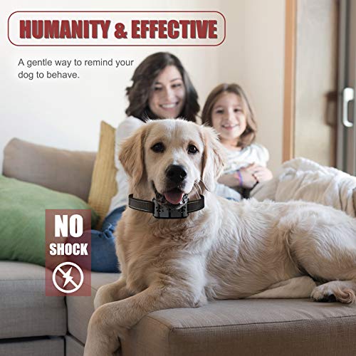 HVRSTVILL Advanced Bark Collar, Anti Bark Collar for Small Medium Large Dogs, Stop Barking Device - NO SHOCK, Safely and Humane with Sound & Vibration, Rechargeable and Adjustable Belt 7-55kg - Image 3