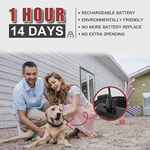 HVRSTVILL Advanced Bark Collar, Anti Bark Collar for Small Medium Large Dogs, Stop Barking Device - NO SHOCK, Safely and Humane with Sound & Vibration, Rechargeable and Adjustable Belt 7-55kg - Image 5