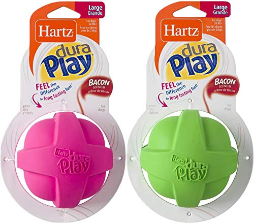 Hartz Dura Play Large Ball Dog Toy Assorted Colors (Pack of 2) - Image 3