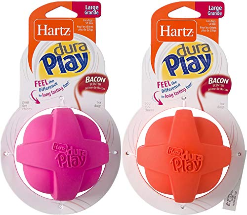 Hartz Dura Play Large Ball Dog Toy Assorted Colors (Pack of 2) - Image 4