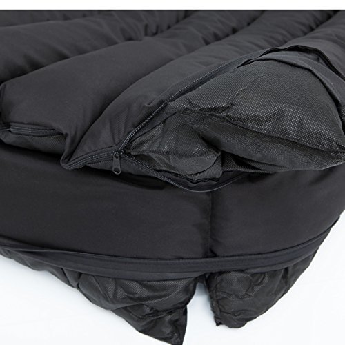 Hobbydog Cordura Comfort Dog Bed, 3X-Large, Black/Red Piping - Image 8