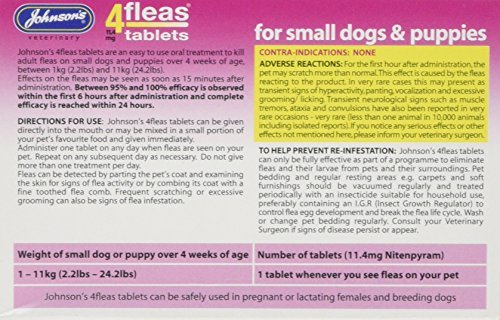 Johnsons 4fleas protector spot on dog puppy 3 month flea protection - Image 3