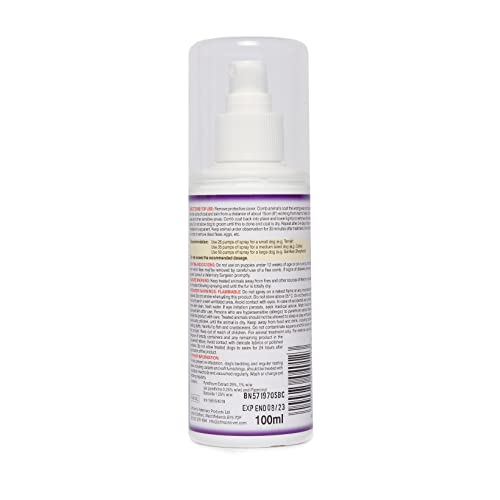 Johnsons Vet Dog Flea Pump Spray, 100 ml - Image 3