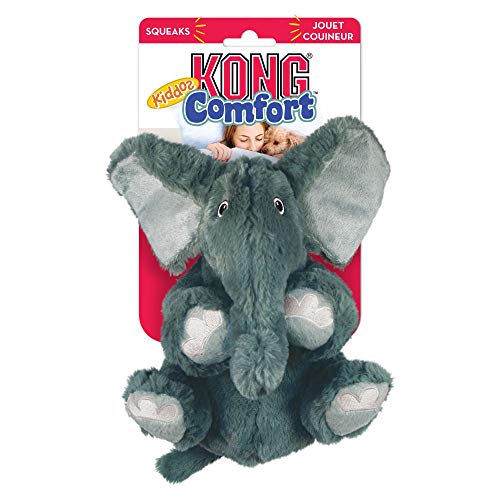 KONG - Comfort Kiddos Elephant - Fun Plush Dog Toy with Removable Squeaker - For Small Dogs - Image 4