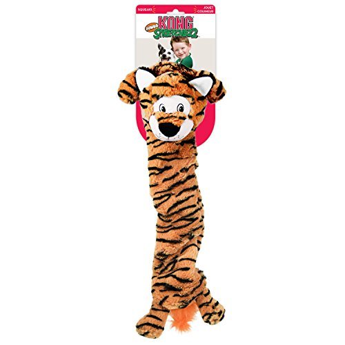 KONG Stretchezz Jumbo Tiger Dog Toy, X-Large - Image 4