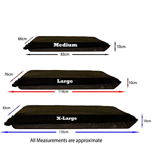KosiPet® Waterproof Dog Bed, Deluxe Foam Mattress, Removable Fleece Outer Cover, Dog Beds,Pet Bed,Dogbed,Dogbeds,Petbed,Petbeds, (LARGE, BLUE CHECK) - Image 10