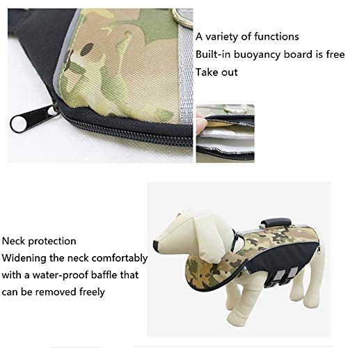 LZRZBH Pet Supplies Pets Autumn And Winter Cold-proof Clothing Dog Vest Dog Clothes Large Dog Swimming Life Jacket With Traction Belt,Blue,Green,Pink(M-XL) - Image 5