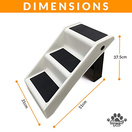 Lightweight Foldable Portable Fold Flat Pet Steps Ramp Suitable for Dog Cat and Children *Not for hard floors* - Image 3