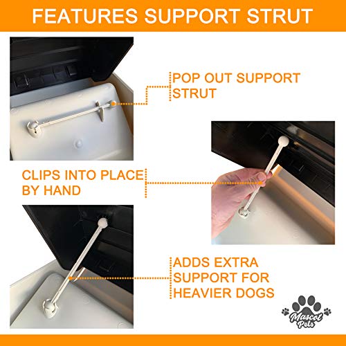 Lightweight Foldable Portable Fold Flat Pet Steps Ramp Suitable for Dog Cat and Children *Not for hard floors* - Image 5