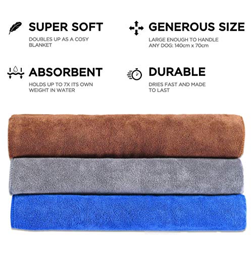 Mabel's® Dog Towel - Super Soft and Absorbent Towel for Dogs and Pets. Large Size, Fast Drying & Durable. Made With Love. - Image 4
