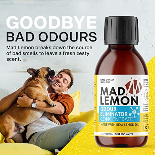Mad Lemon Pet Odor Eliminator and Neutralizer - Industrial Strength 8oz Concentrate - Makes 1 Gallon - Great for Cat & Dog Odors, Urine, Carpet, Dead Rodent Odor, Mouse, Rat, Sewer, Garbage - Image 5