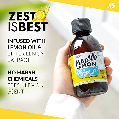 Mad Lemon Pet Odor Eliminator and Neutralizer - Industrial Strength 8oz Concentrate - Makes 1 Gallon - Great for Cat & Dog Odors, Urine, Carpet, Dead Rodent Odor, Mouse, Rat, Sewer, Garbage - Image 6