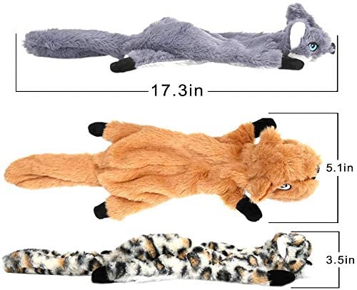 Newthinking No Stuffing Dog Toys, 5 Pack Squeaky Dog Toys Indestructible, Soft Plush Dog Toys for Small Medium Large Dogs - Image 3