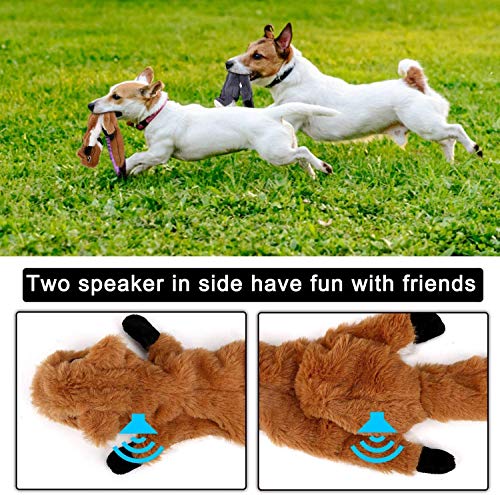 Newthinking No Stuffing Dog Toys, 5 Pack Squeaky Dog Toys Indestructible, Soft Plush Dog Toys for Small Medium Large Dogs - Image 6